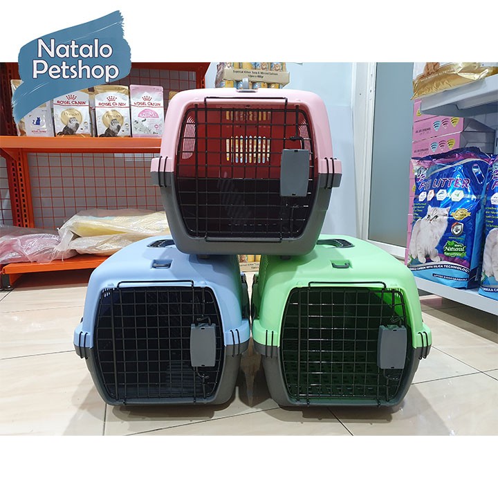 Pet Cargo Petopia / Payung Murah / Carrier / Kandang Portable / Kucing / Anjing / Tas Hewan / Kennel Box