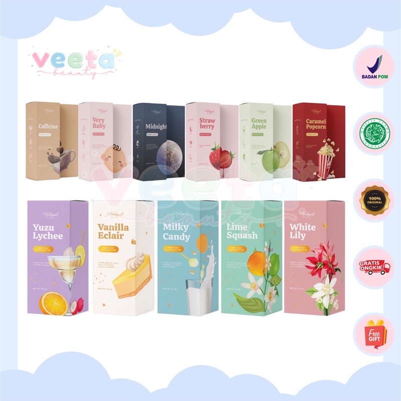 Holigrels Body Mist Parfume - Body Mist by Holigrelskincare Bodymist Parfum