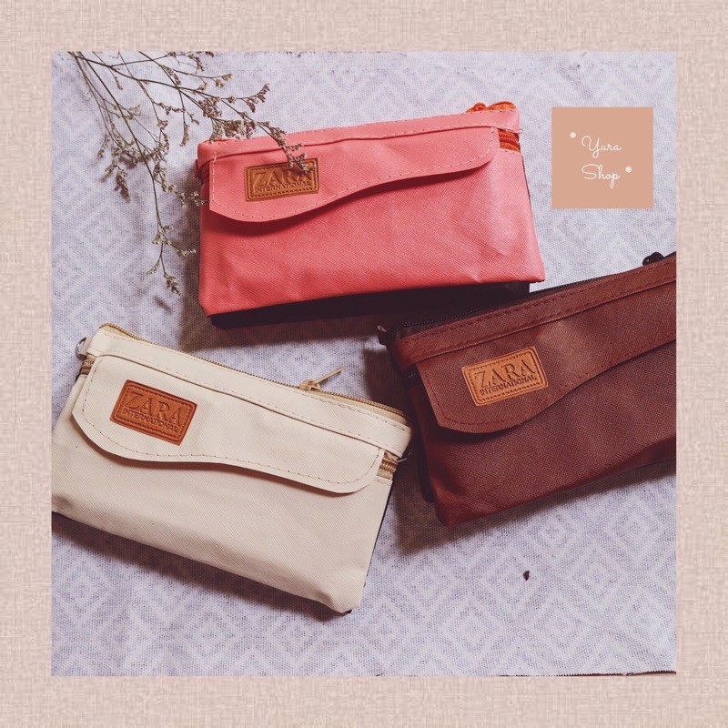 Tas Mini Merk Zara &amp; Luvas | Dompet Simple Polos | Yurashop