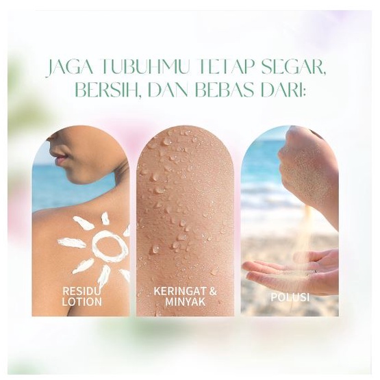 BNB Barenbliss Cheerio Acne! Black Opium Calming Body Wash - Sabun Mandi Cair untuk Mencegah Acne with AHA BHA/BPOM/ACNE WASH/