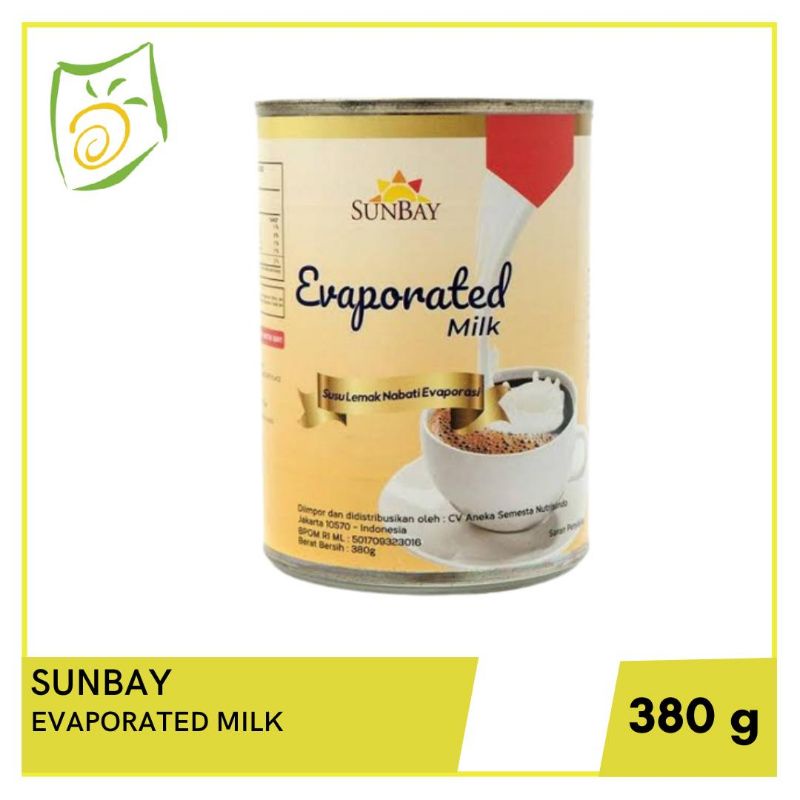 

Sunbay Evaporated Milk - Susu Sunbay Evaporasi 380gr