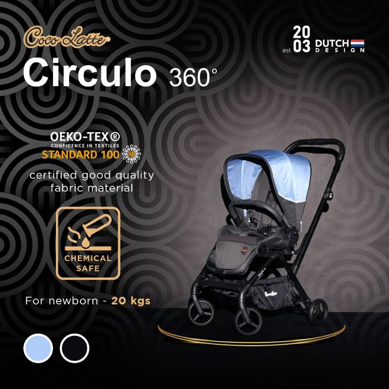 Makassar - Stroller Baby Kereta Dorong Bayi Cocolatte Circulo 360 Reversible