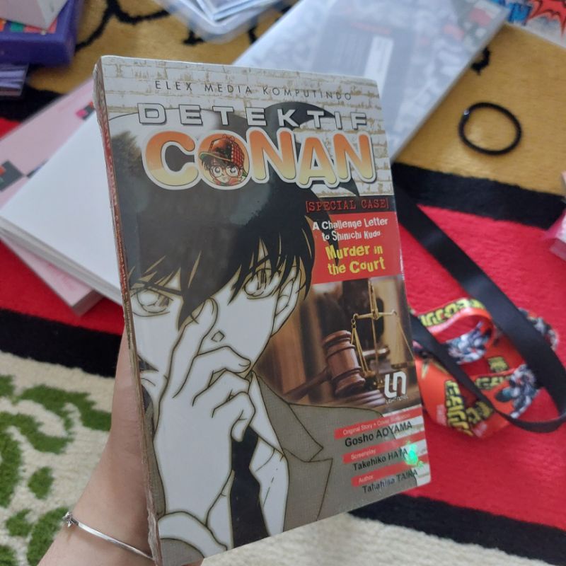 NOVEL DETEKTIF CONAN - A SPECIAL CASE MURDER IN THE COURT