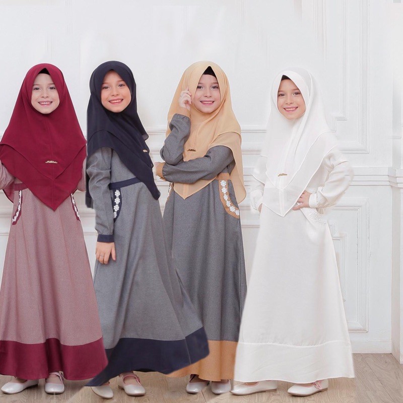 ANNIDA SYARI - GAMIS ANAK 2-10TAHUN Ayila kids
