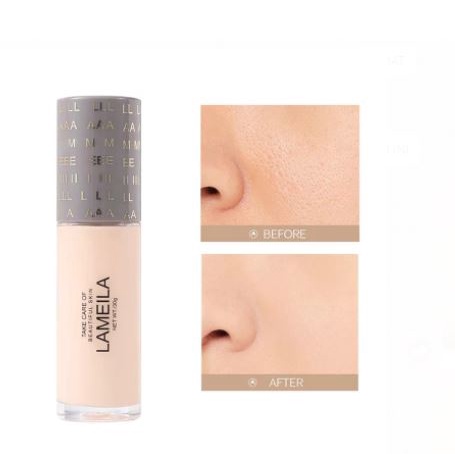 Lameila New Foundation Tiga Warna Take Care Of Beautiful Skin DJ 3055