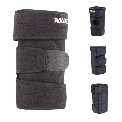 Knee Pad With 4 Spring Knee Support Lutut Mountaineering 1 Pcs