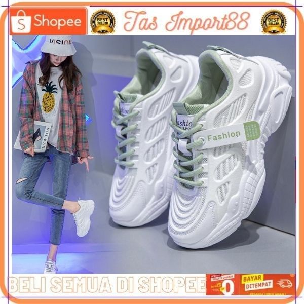 TIM / COD Sepatu Sneakers Import Fashion Wanita Korea 202