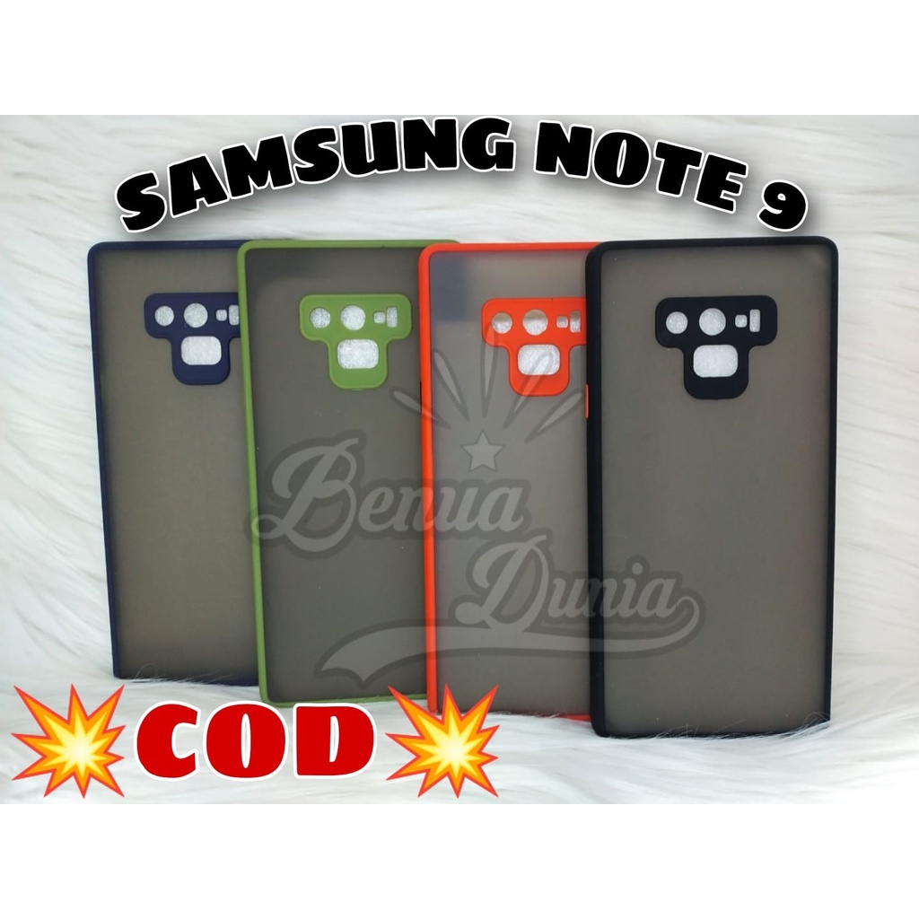 CASE MATTE SAMSUNG NOTE 8 -SAMSUNG NOTE 9 // CASE DOVE MY CHOICE PLUS RING KAMERA - BD