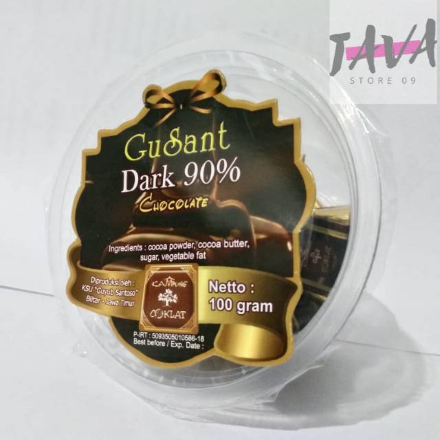 

Kampung Coklat CUP DARK COKLAT 90% COKLAT DIET 100 GRAM