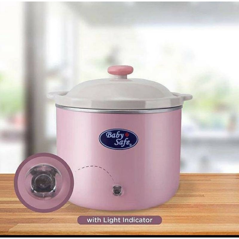 Baby Safe Slow Cooker 0.8 L (LB009)/Alat Masak Makanan Bayi