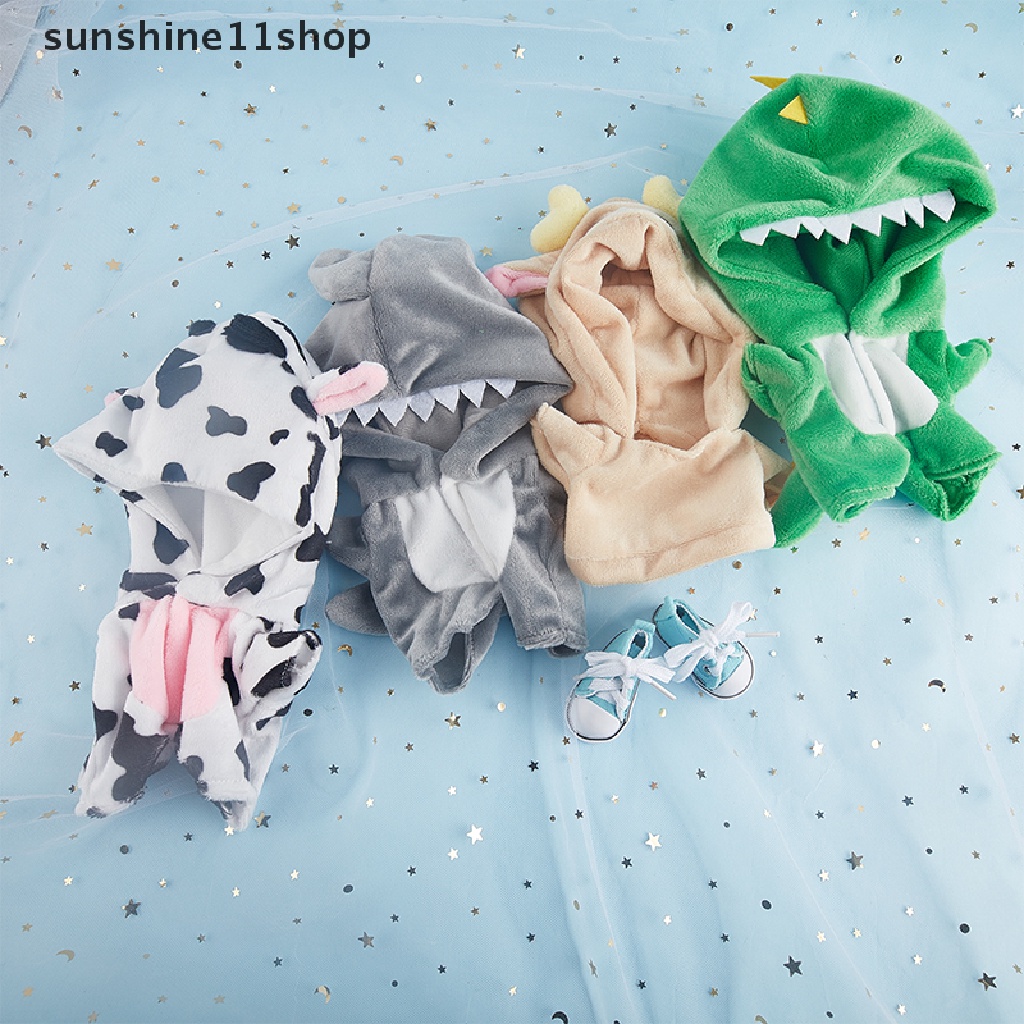 Sho Mainan Piyama Onesie Dinosaurus 20cm Untuk Aksesoris Boneka