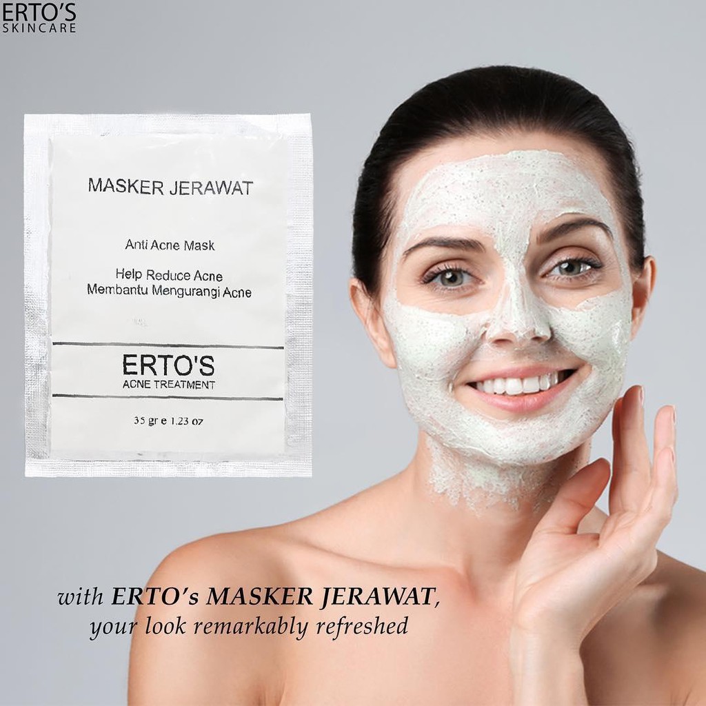 [ORI] Masker Anti Acne Mask Powder Masker Anti Jerawat Mampu Menghilangkan Jerawat dalam 3 Hari BPOM