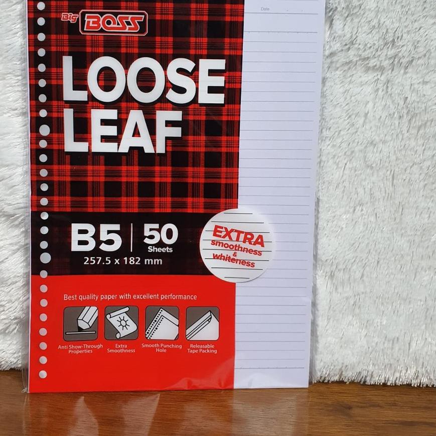

PALING HOT!! (xko-288) KERTAS BINDER LOOSE LEAF B5 ISI 50 LEMBAR