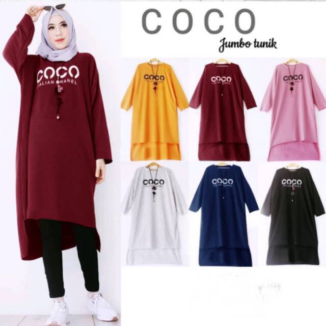 TUNIK COCO LONG TUNIK MODEL TUNIC MURAH FASHION