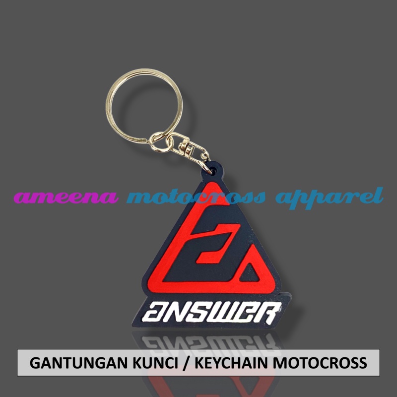 Gantungan Kunci Motocross - Keychain Trail MX - Gantungan Kunci Trabas - Keychain Enduro - Souvenir Trail - Keychain Souvenir - AN003