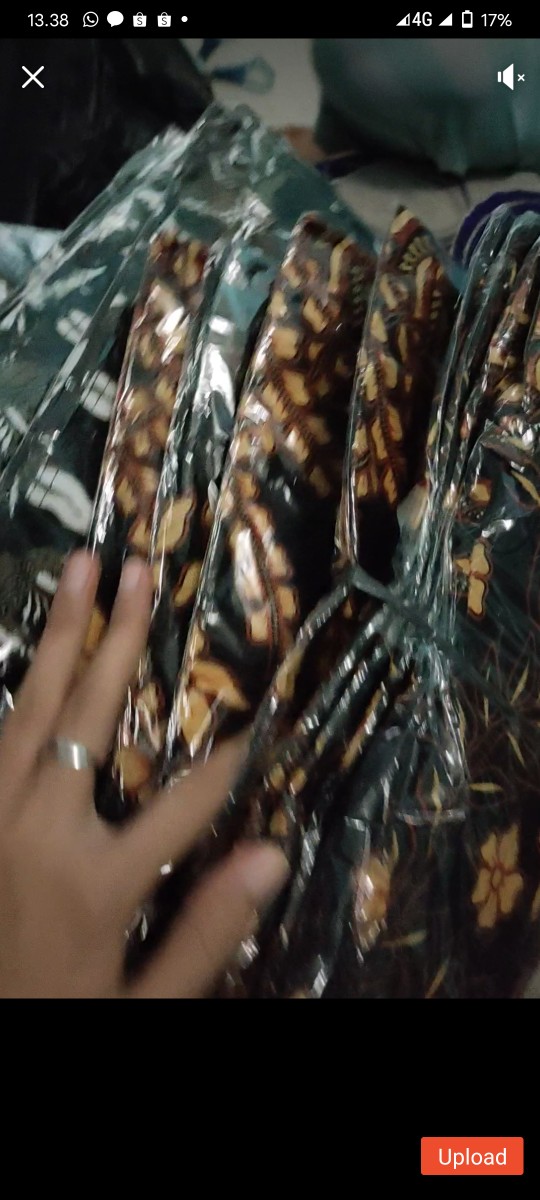 Diskon Bswart Batik Hrb026 Kenongo Hem Pendek Padi Pekalongan M L Xl Batik Pria Murah Modern Grosir