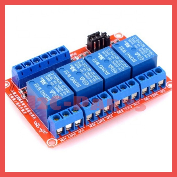 Relay 5V 4 Channel Module High / Low Level Trigger Opto Isolation 4 CH