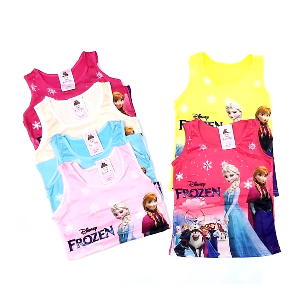 TANKTOP SINGLET ANAK PEREMPUAN MOTIF FZ SIZE M,L,XL.