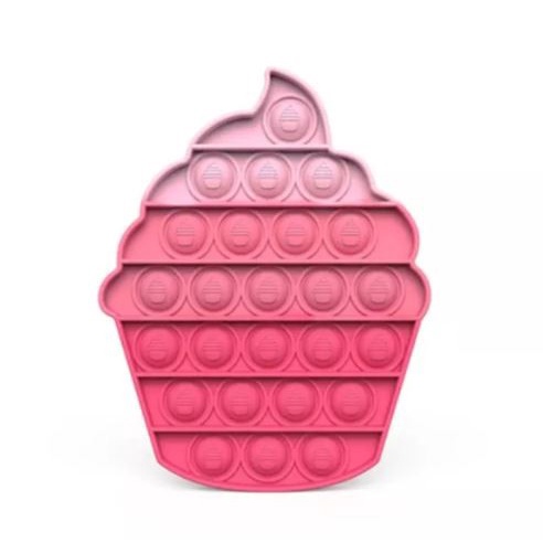 VIRAL MAINAN Pop It Cupcake Pink Ice Cream Pink Mainan Anak Perempuan
