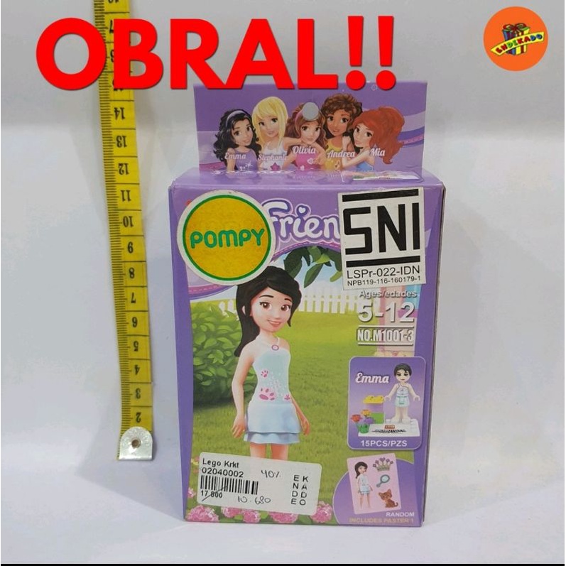 OBRAL!! Lego Karakter 12cm