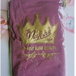 Jilbab Instan Bergo Syria Tali Polos By Nafisha Hijab-LILAC