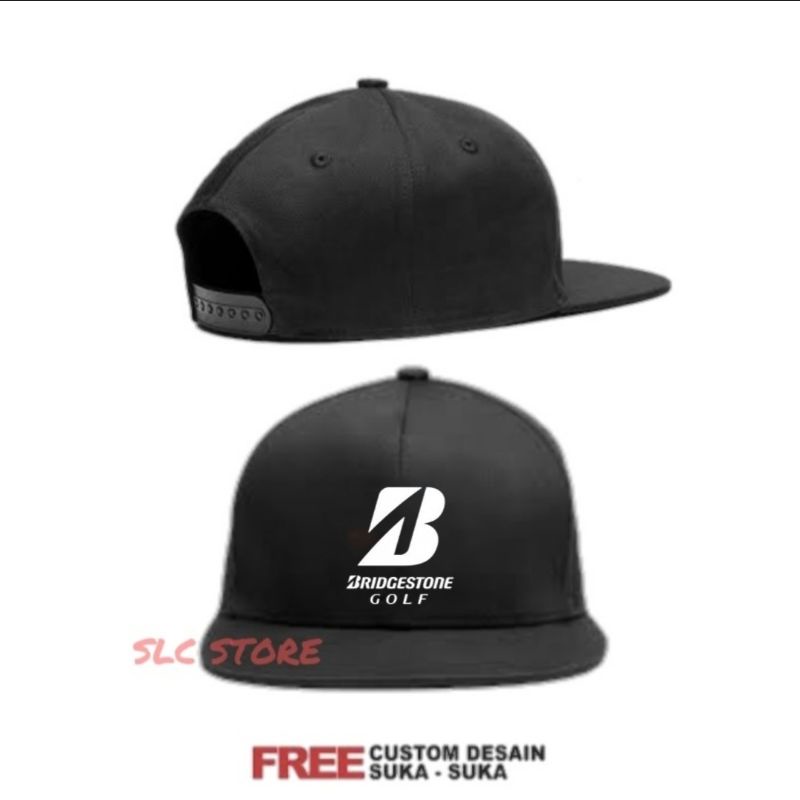 TOPI SNAPBACK PREMIUM BRIDGESTONE GOLF CUSTOM