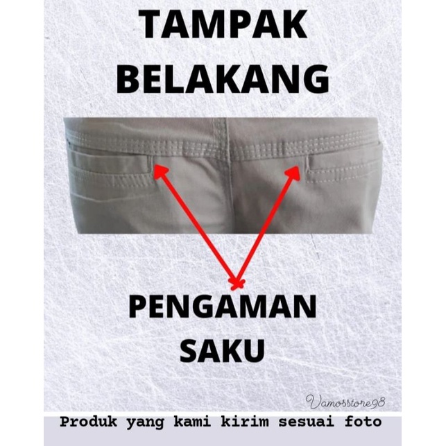 TERLARIS CELANA PRIA CHINO Slim fit Panjang Kerja kantor Santai Liburan Cowok