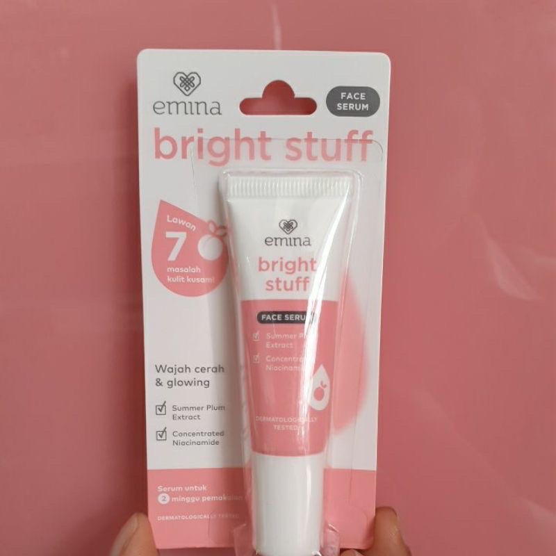 EMINA BRIGHT STUFF FACE SERUM 7.5 ML