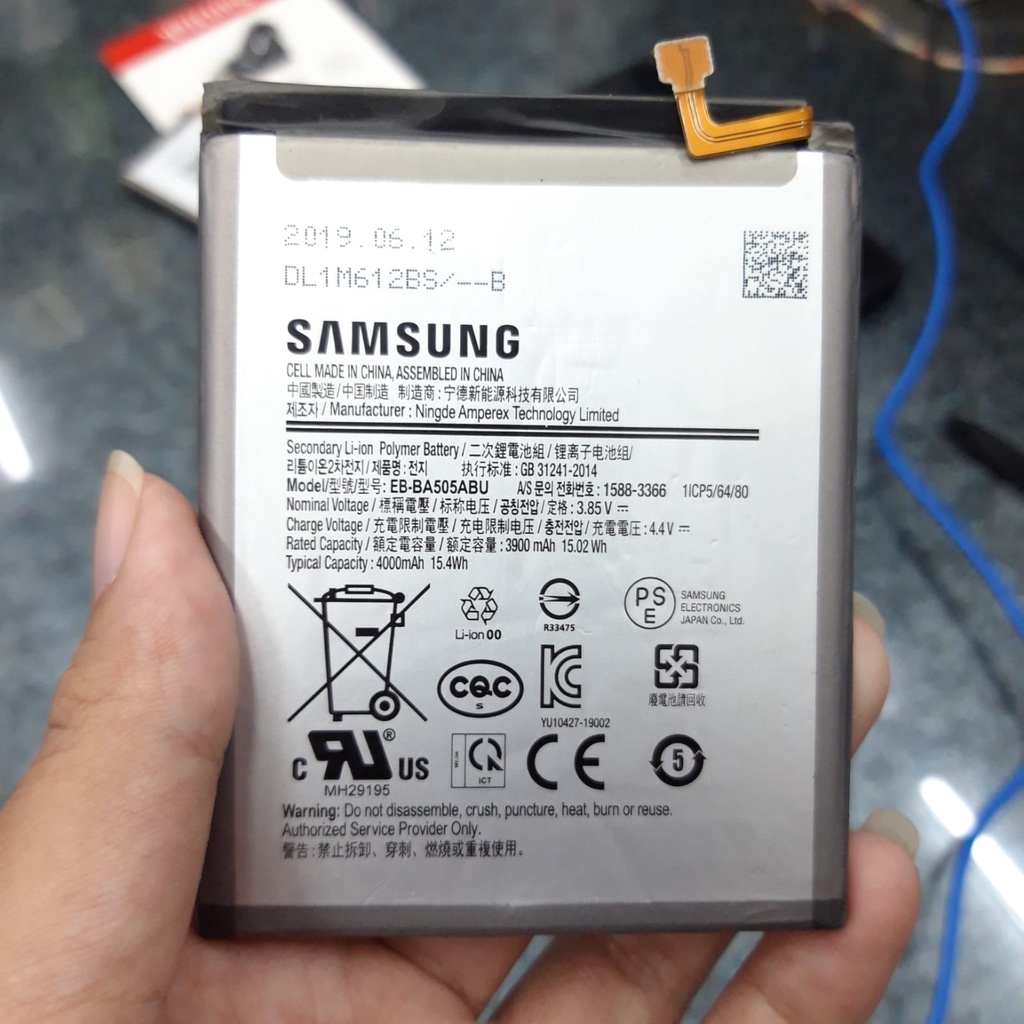 Battery Baterai Samsung A20 A30 A30S A50 A50S EB-BA505ABUY Kualitas Ori