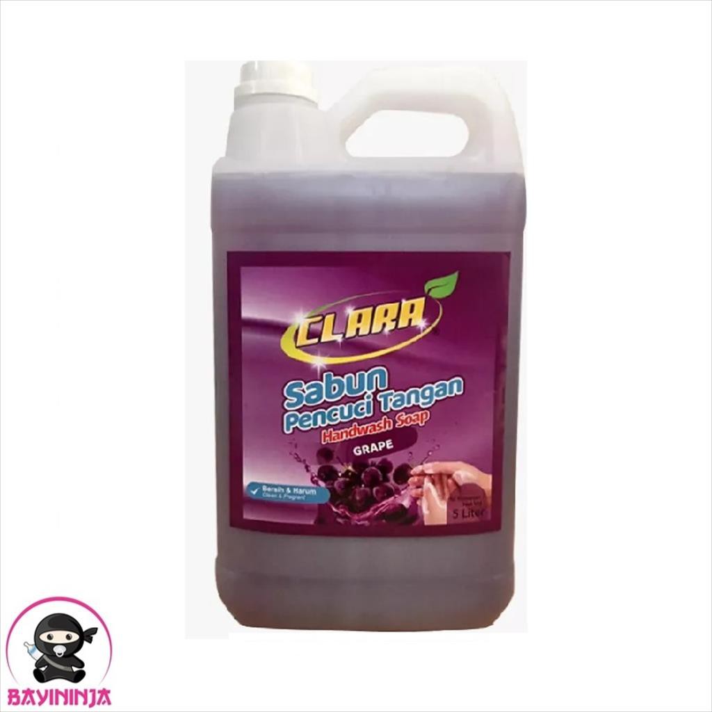 CLARA Sabun Cuci Tangan Grape Anggur 5 Liter
