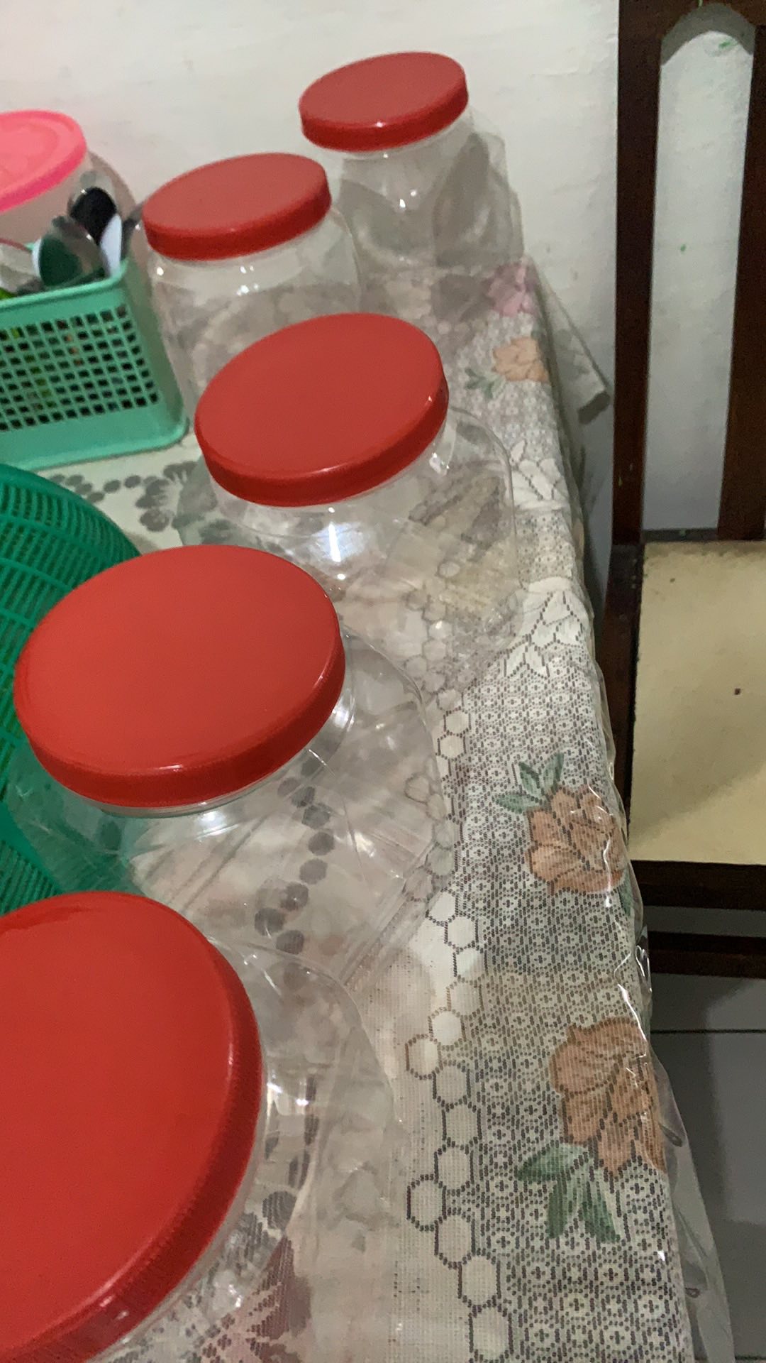 Toples Plastik Kotak Buat Ikan Cupang,permen 2.2 Liter