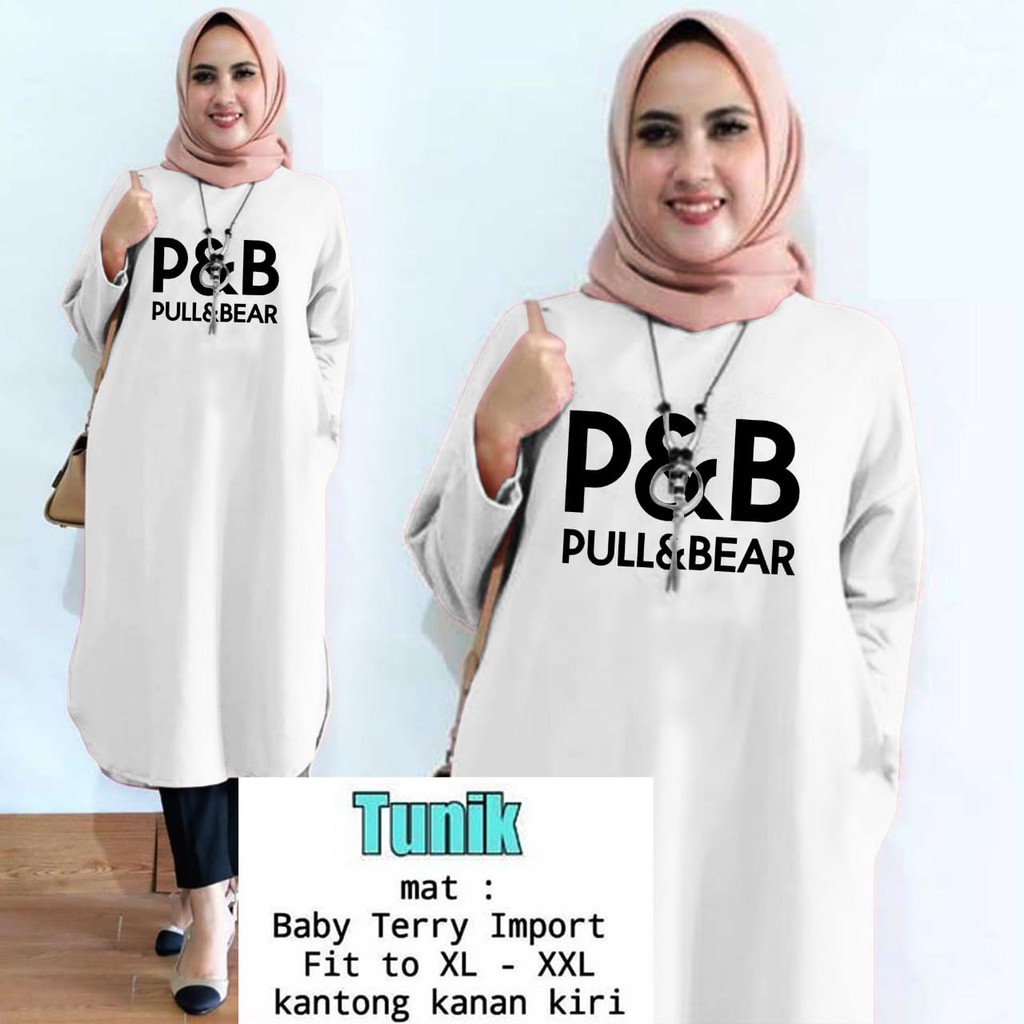 TUNIK PULL BEAR / TUNIK MAMACHI / TUNIK POLOS/ TUNIK CEWEK / TUNIK PANJANG / TUNIK KEKINIAN / TUNIK