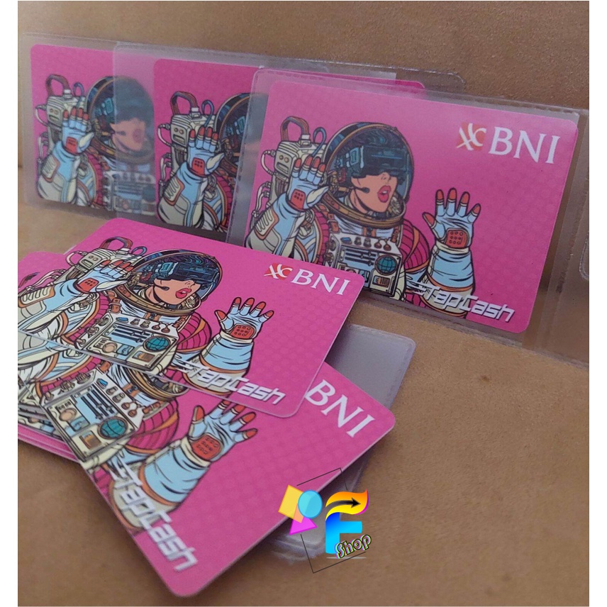 Kartu eMoney TapCash BNI edisi Astronot Pinky
