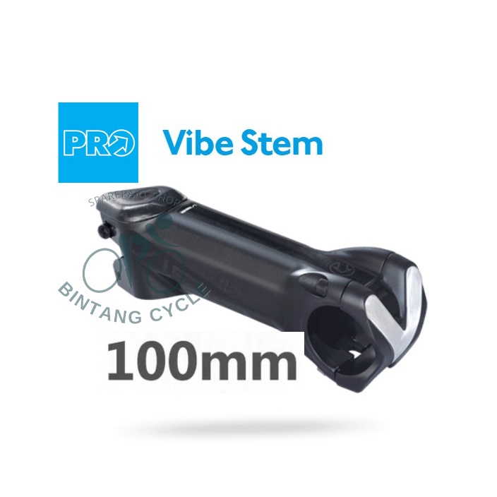 Stem PRO VIBE STEM SB Black Stem 100 mm 17 Deg 31.8 mm Not ENVE GIANT RITCHEY Apecialized S-Work