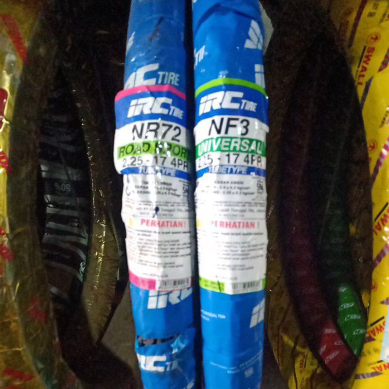 Ban IRC INOUE 225-17 NF 3 Ban Salur / Garis Lurus / NR 72 Bintang Ban Depan Astrea Grand