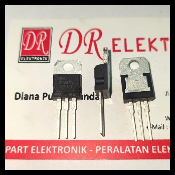 Ic Regulator Asli St Ori 7805 Original L7805 L7805 L7805Cv Chn Kode 1121