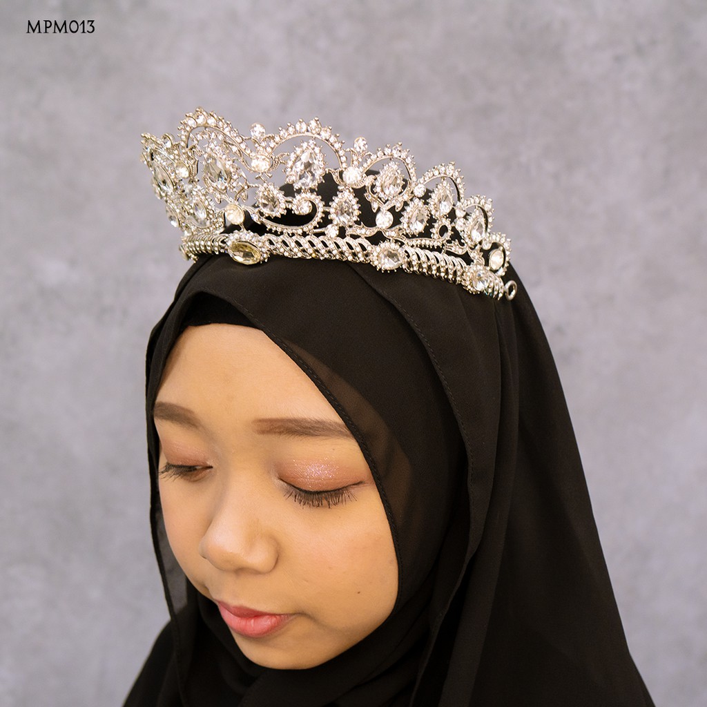 [PALING LARIS] CROWN PREMIUM PESTA PERNIKAHAN WANITA MODERN SILVER MPM013