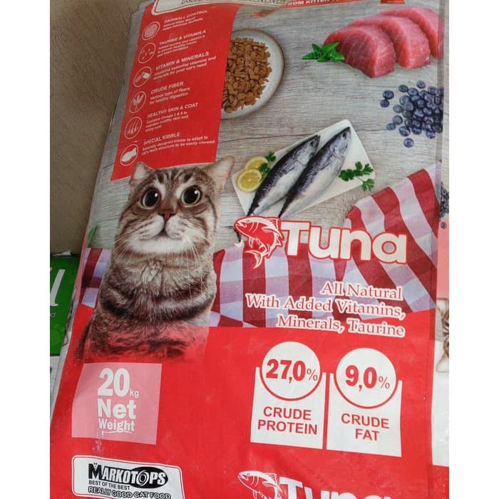 MARKOTOPS TUNA 20KG - Makanan Kucing Cat Food