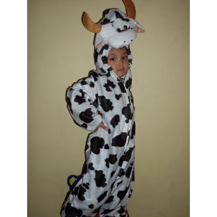 kostum binatang sapi baju binatang anak sapi baju karakter binatang sapi