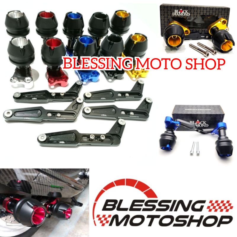 jalu pelindung knalpot black diamond pcx 150 pcx 160 new adv 150