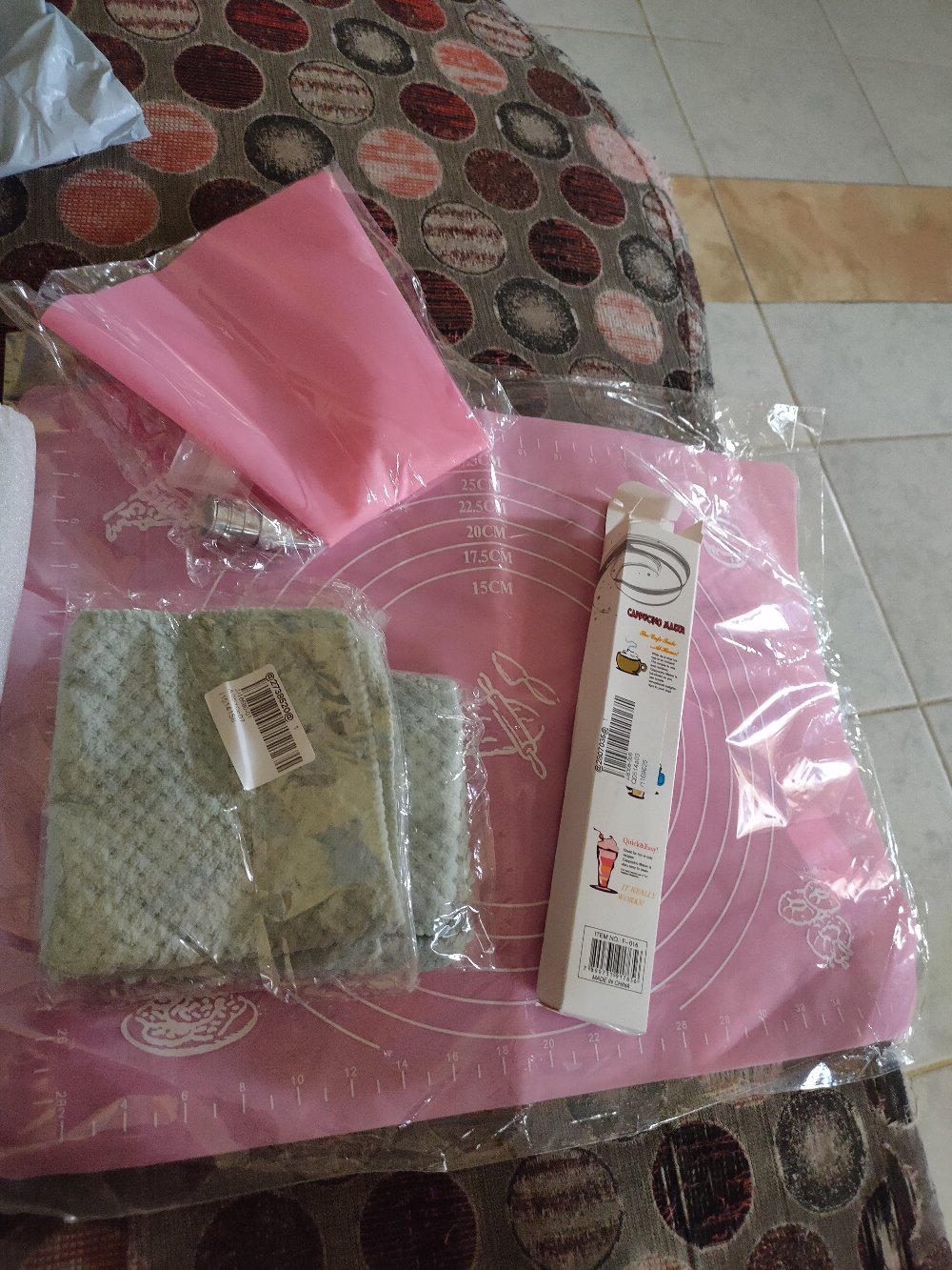 Alas Rolling Dengan Bahan Silikon Untuk Adonan Kue