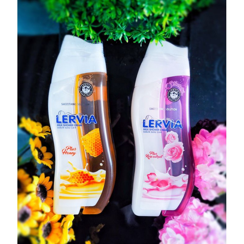 Lervia milk shower cream sabun cair 250 ml