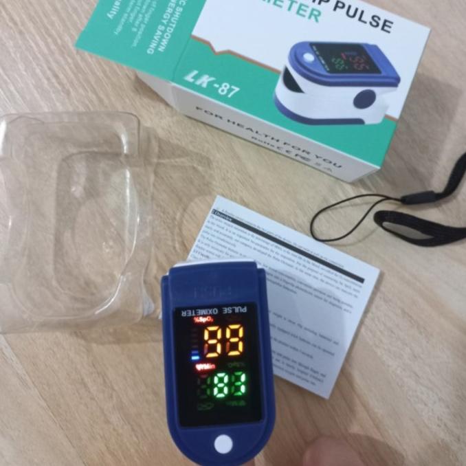 Oksimeter Pengukur Kadar Oksigen CE FC RoHS Oximeter Finger Pulse