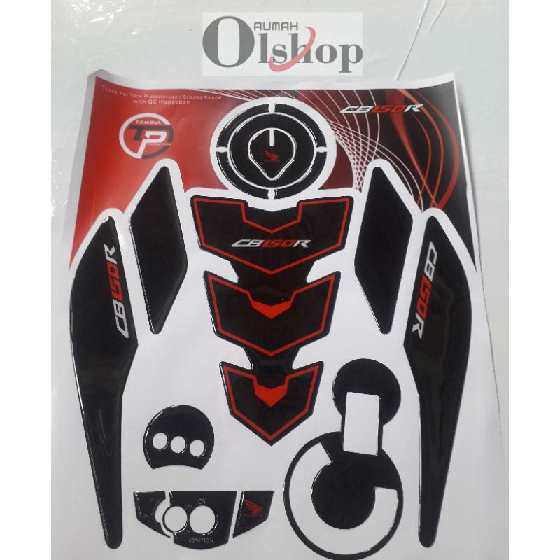 sticker timbul tankpad full CB150R