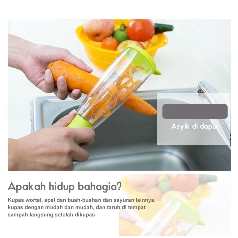 [Saucezhan](COD) Pengupas Buah dan Sayur Peeler/ Alat Pengupas Buah/ Pisau Buah