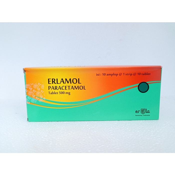 Erlamol Tablet Paracetamol Obat Demam