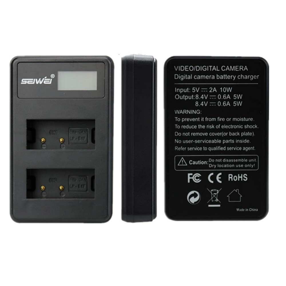 Charger Baterai Travel Canon EOS M3 750D 760D T6i T6s