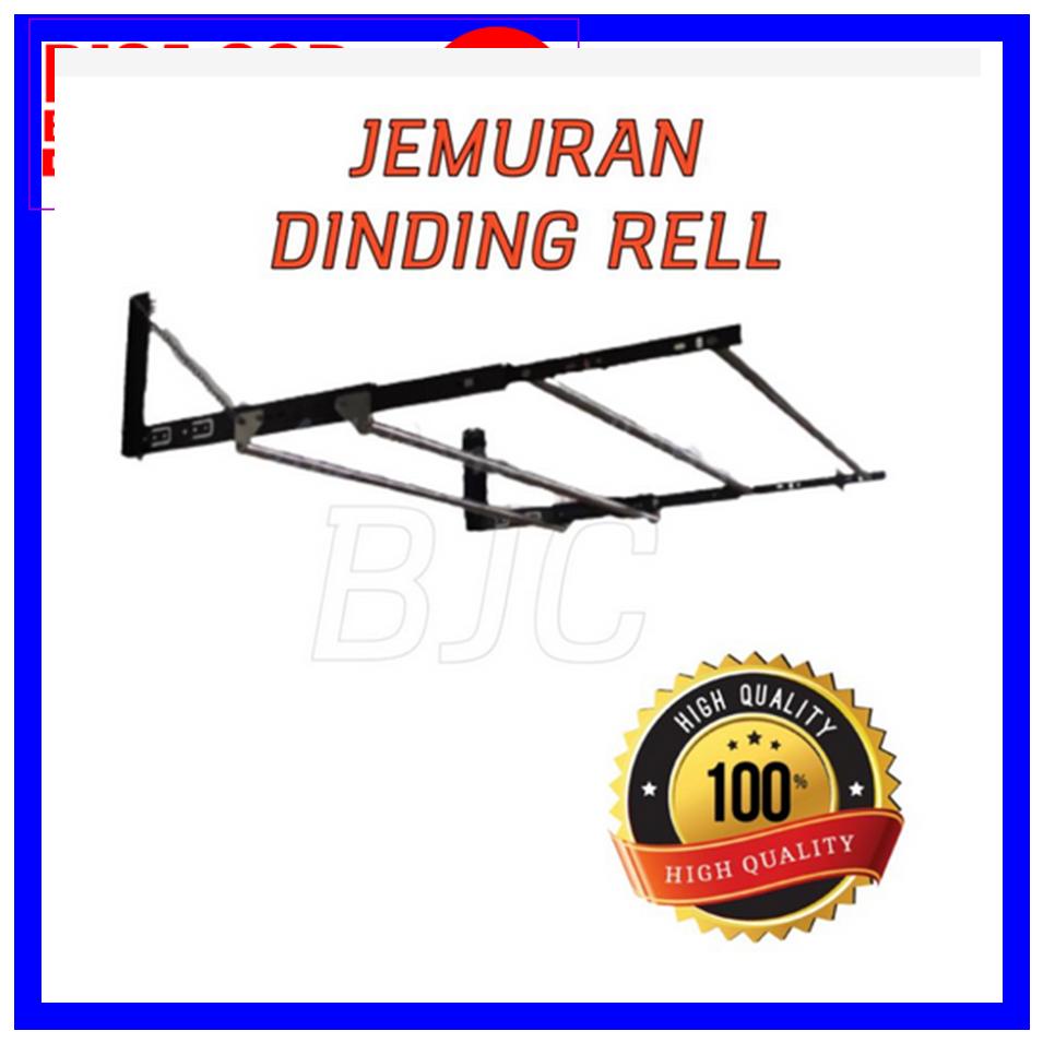 jemuran dinding / jemuran dinding lipat / jemuran dinding rel