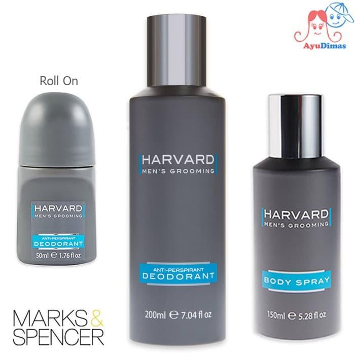 Axila | Marks & Spencer Harvard Anti Perspirant / Roll On Deodorant/Body Spray Kekinian Terlaris