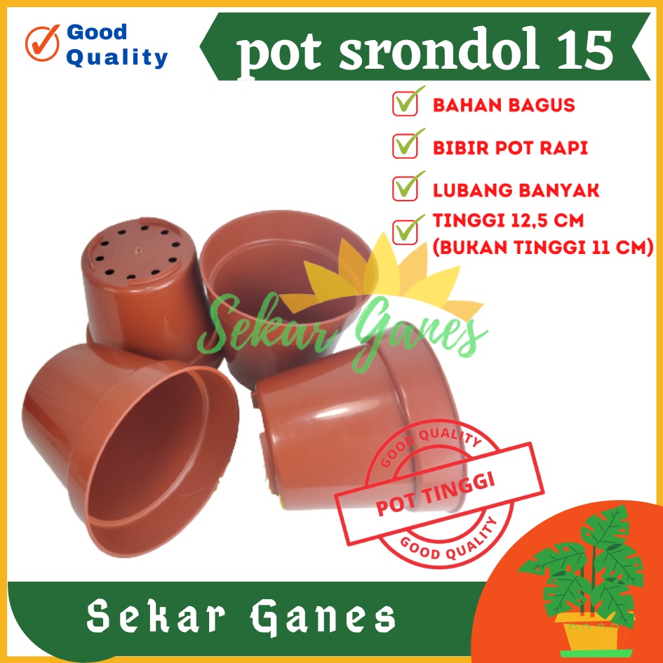 Pot Tinggi Srondol 15 Merah BataTerracota Terracotta Merah Coklat- Pot Tinggi Usa Eiffel Effiel 18 20 25 Lusinan Pot Tinggi Tirus 15 18 20 30 35 40 50 Cm Paket murah isi 1 lusin pot bunga plastik lusinan pot tanaman Pot Bibit Besar Mini Kecil Pot Srondol